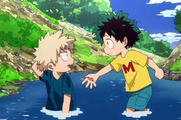 Young Midoriya and Katsuki